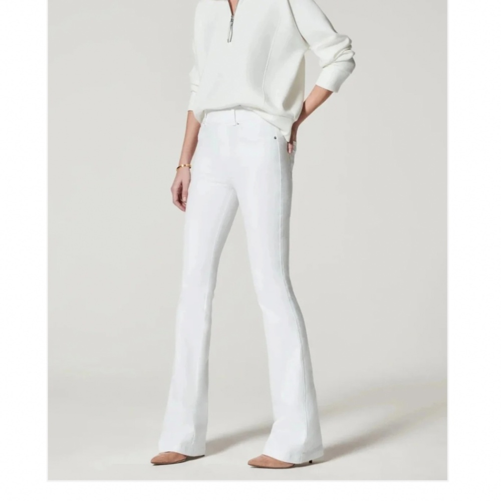 SPANX Flare Jeans- white